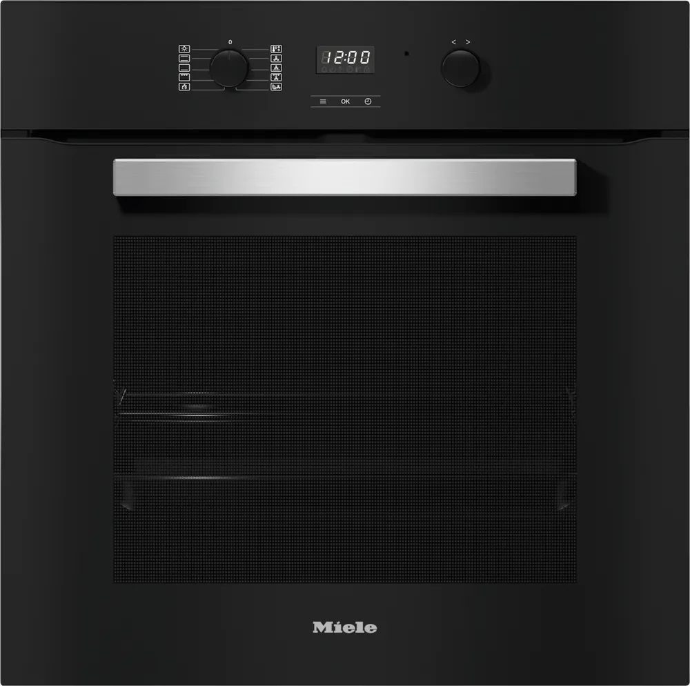 H 2455 BP ACTIVE Obsidianschwarz Einbaubackofen