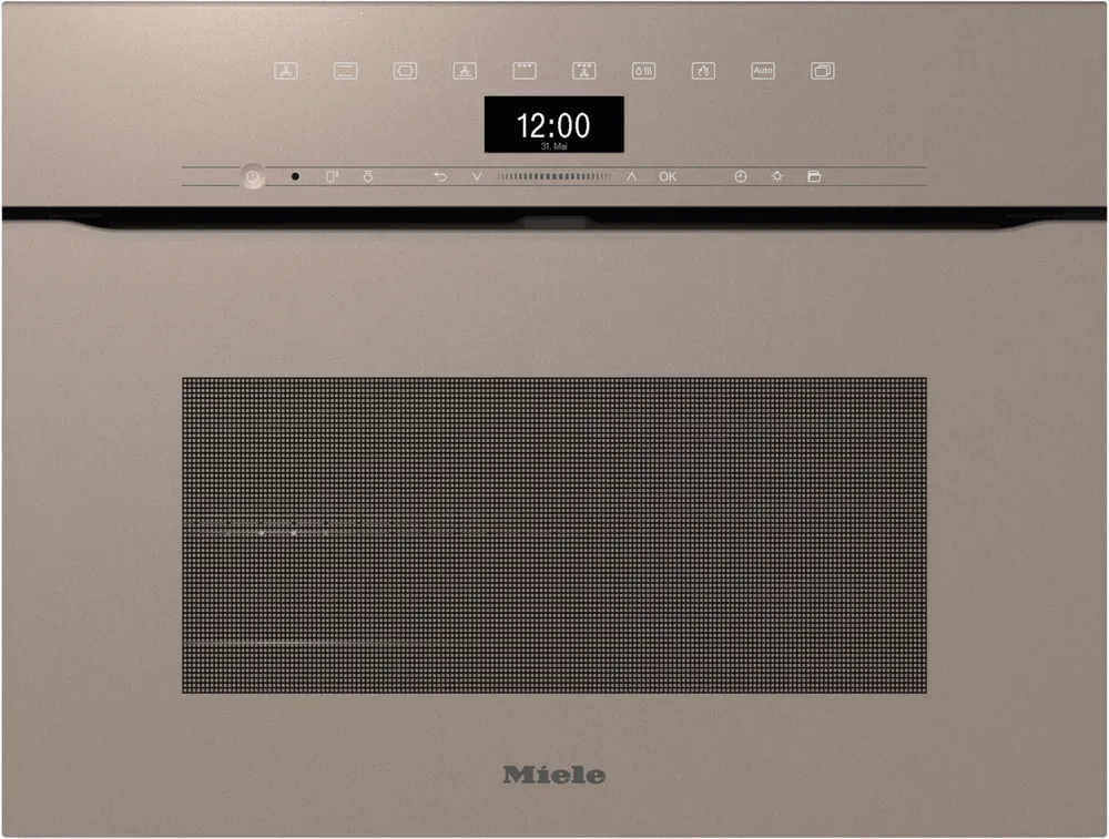 H 7440 BPX Griffloser Kompakt-Backofen Pearlbeige