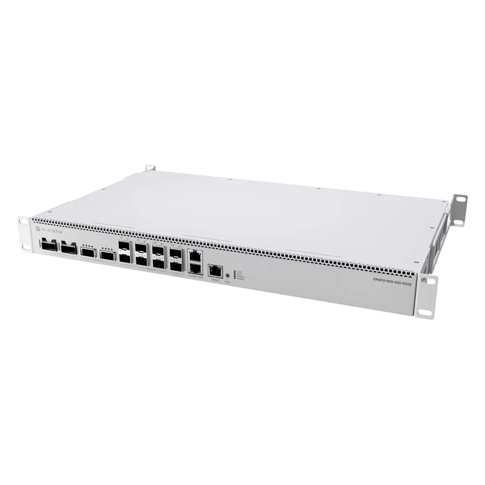 Switch Mikrotik CRS812-8DS-2DQ 14 Ports 400G SFP56 QSFP56-DD Rackmount