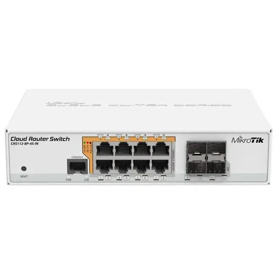 Mikrotik Crs1128p4sin, Gigabit Ethernet 10/100/1000, Power Over Ethernet Poe