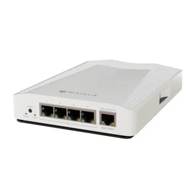 Mikrotik DINRail Pro ARM-Switch 1200 MHz 4x10G Ethernet/1xGigabit RJ-45 PoE Weiß