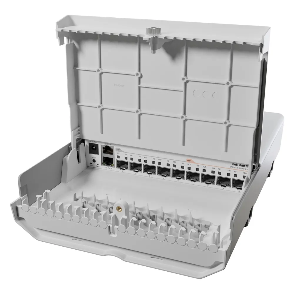 MikroTik NetFiber 9 Switch 5 SFP+-Ports 4 SFP+