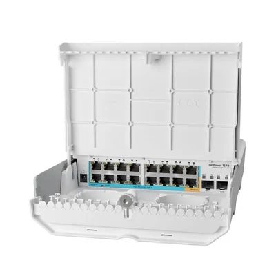 MikroTik netPower 15FR Switch 16 Gigabit-Ports + 2 SFP