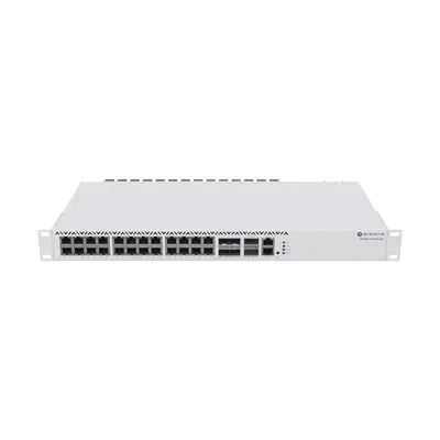 Mikrotik 20-Port Gigabit Switch mit 4 SFP+ Managed ACL, Rackmontage, Grau
