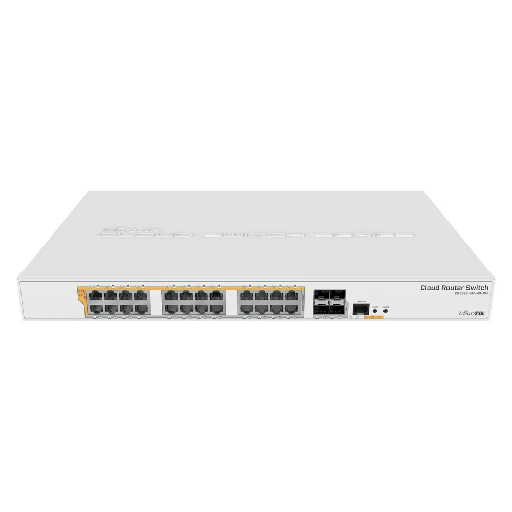Mikrotik CRS328-24P-4S+RM Switch 24 Gigabit PoE-Ports + 4 SFP+