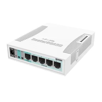 MikroTik RB260GS Switch 5 Gigabit-Ports + 1 SFP