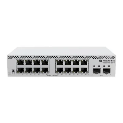 Switch Mikrotik CSS318-16G-2S+IN 16x Gigabit Ethernet 2x SFP+ Rackmontage Managed Switch