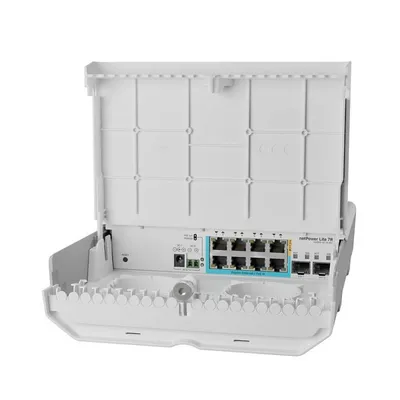 MikroTik netPower Lite 7R Switch 8 Gigabit PoE Ports + 2 SFP+