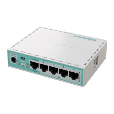 Router MikroTik hEX Gigabit Ethernet 1000 Mbps USB2.0 Desktop