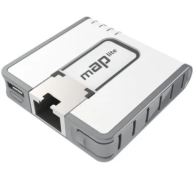 Mikrotik mAP lite 2,4 GHz 10/100 Mbit/s PoE kompakter weißer Access Point
