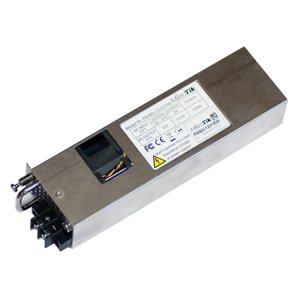 Mikrotik 150W Netzteil Zertifizierungen RoHS