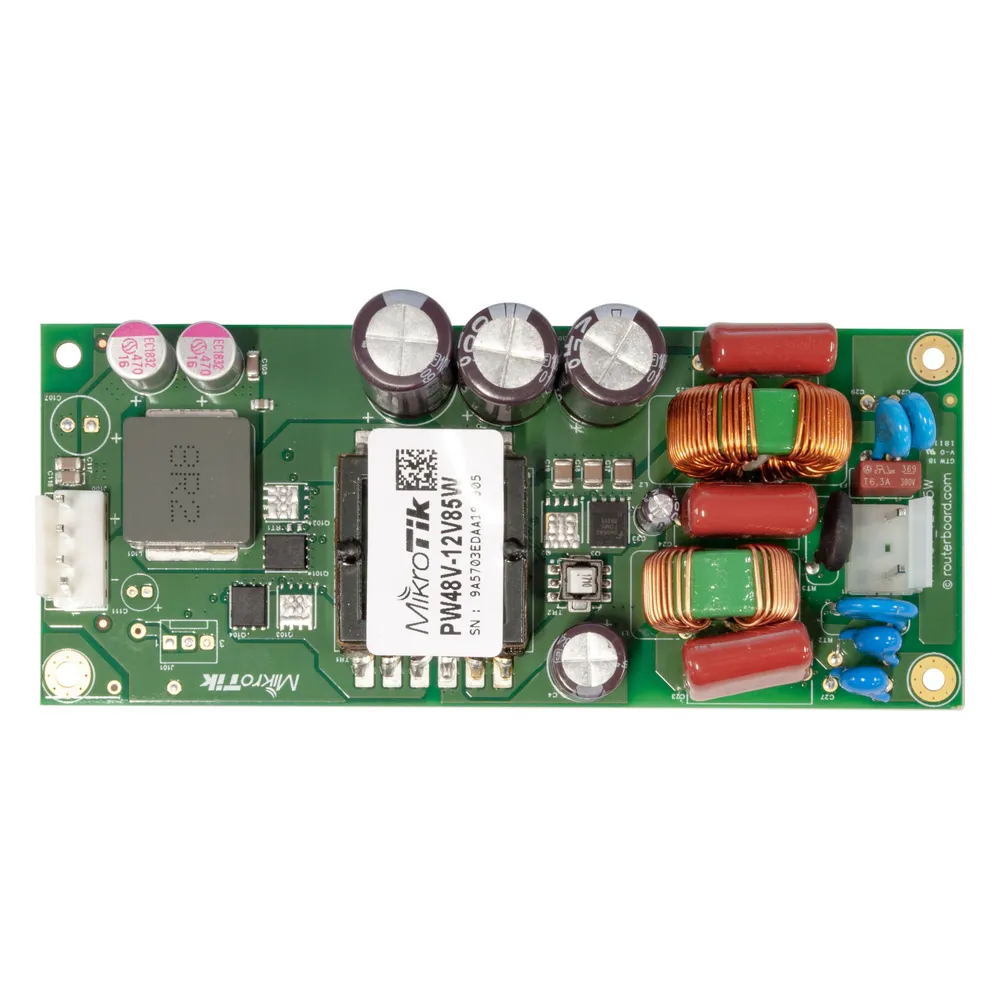 Mikrotik 85W Netzteil PW48V-12V85W Transformator -48V auf 12V 8A Grün