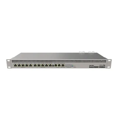 Mikrotik RB1100AHx4 Industrie-Router für Gigabit-Ethernet-Rack 1U 13 Ports