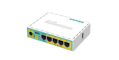 Mikrotik hEX PoE lite Ethernet WAN 10/100Mbps PoE Router Kompakt Weiß