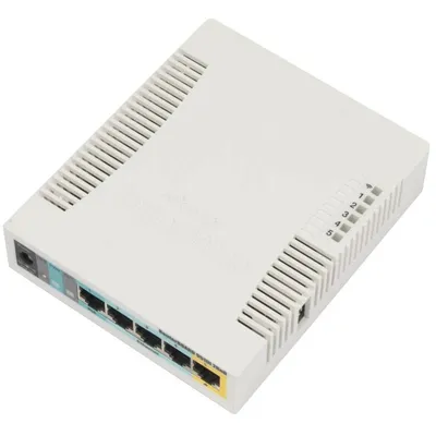 Mikrotik RB951Ui-2HnD Weiß Power over Ethernet
