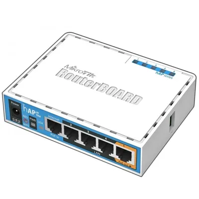 Mikrotik HAP ac lite 733 Mbit/s Weiß Power over Ethernet (PoE)