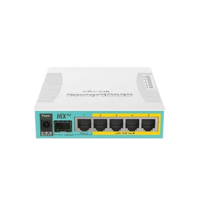 MikroTik hEX PoE-Router 5 Gigabit-PoE-Ports + 1 SFP
