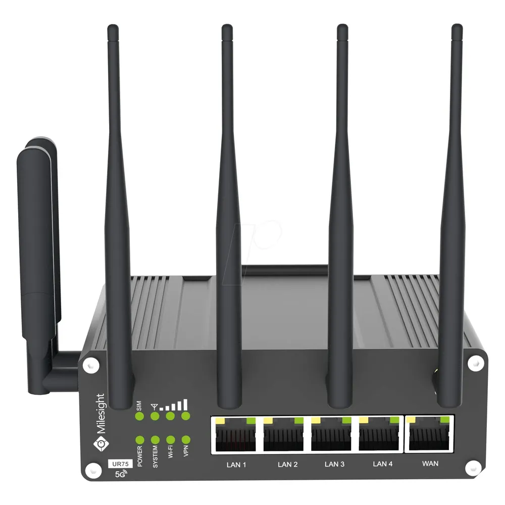 Milesight IoT Ind. Cellular Router UR75 5G GPS Wi-Fi