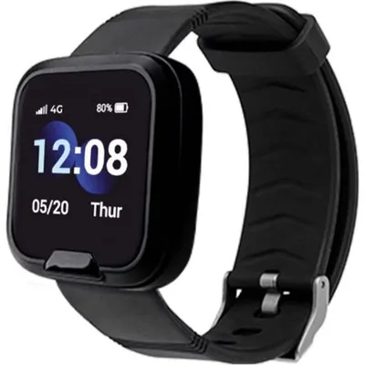 MiniFinder MF-GSEMFW Bluetooth GPS 4G 47mm Schwarz Einheitsarmband Wasserdicht