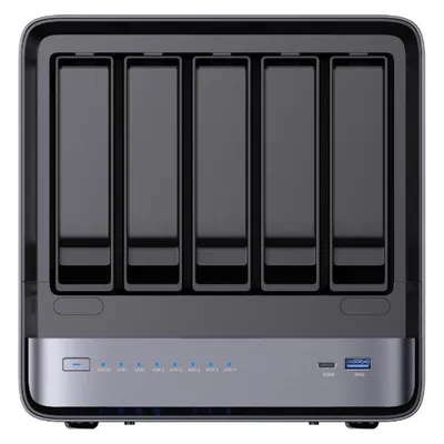 Mini PC Minis Forum NAS N5 Pro AMD Ryzen AI 9 HX Pro 370/32GB/128GB SSD/Radeon 890M/MinisCloud OS