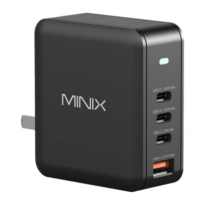 Wandladegerät Minix P165 GaN 165W 3x USB-C und 1x USB-A