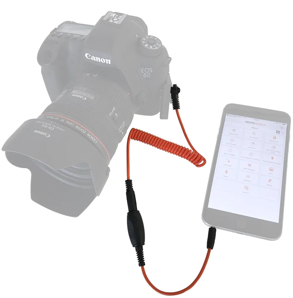 Miops Smartphone Fernauslöser MD-C1 Kabel für Canon