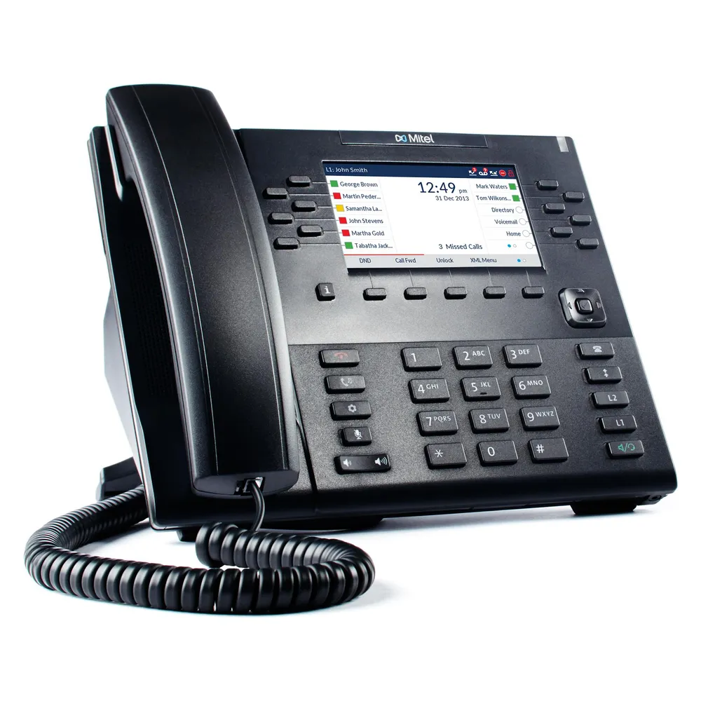 IP-Telefon Mitel 80C00003AAA-A Schwarz 24 Leitungen LCD Gigabit