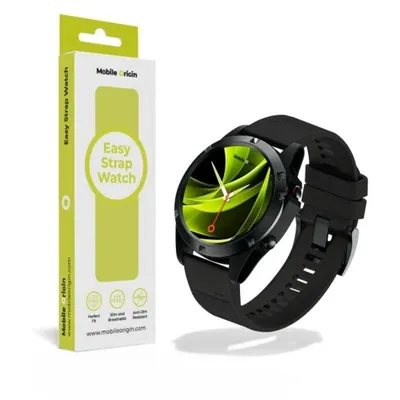 Armband für Smartwatch Mobile Origin Schwarz 20mm Silikon