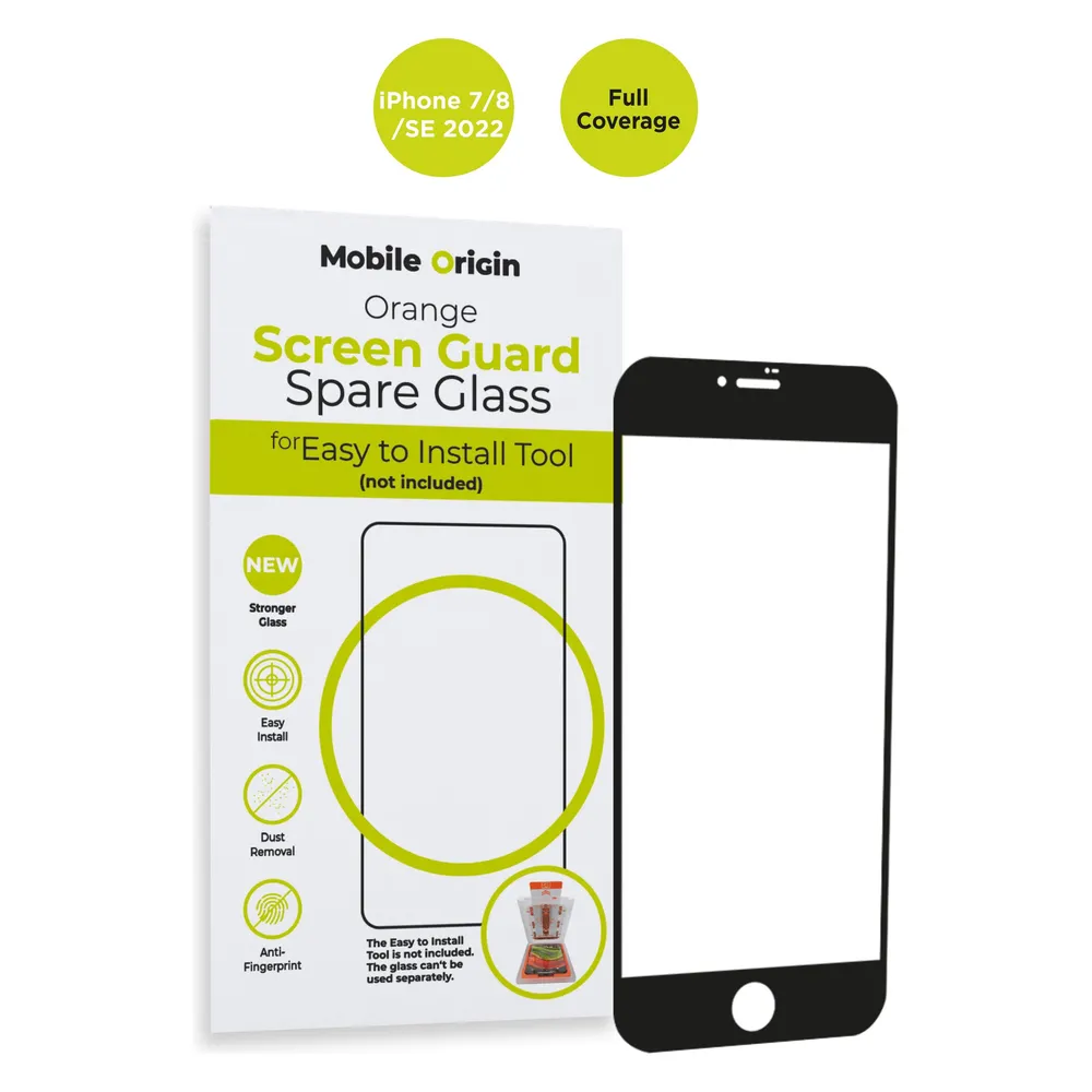 Mobile Origin Orange Screen Guard Spare Glass iPhone 8/7/SE 2022/SE 2020