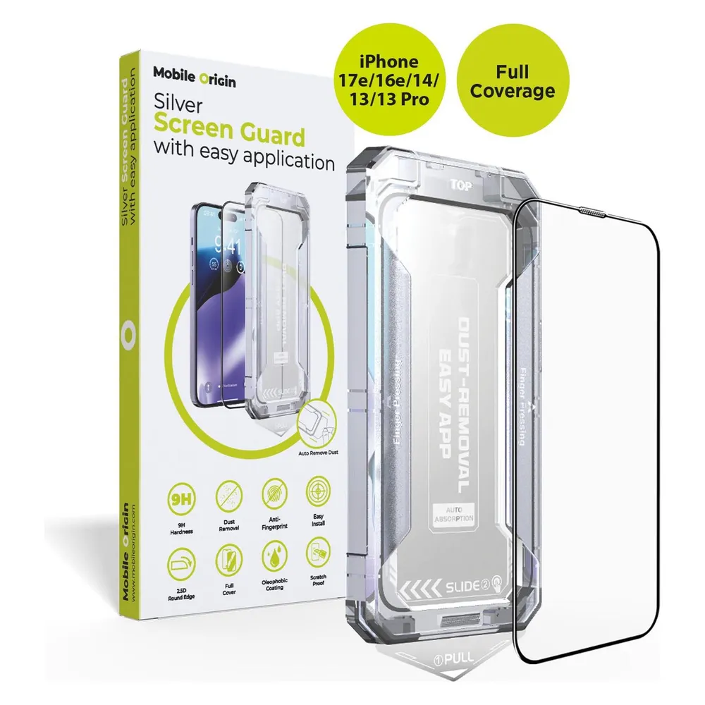 Mobile Origin Screen Guard with easy application (1 Stk., Apple iPhone 14)