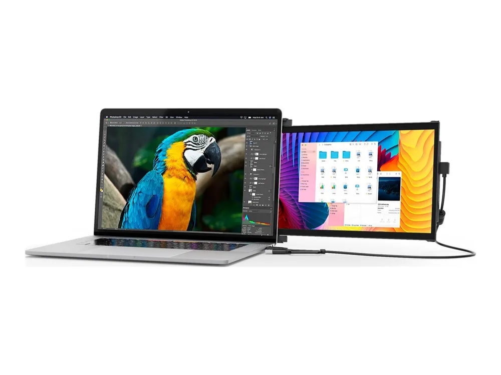 Mobile Pixels Duex Plus DS 13,3″ Bildschirmerweiterung, Schwarz, 1920 x 1080 (Full HD)