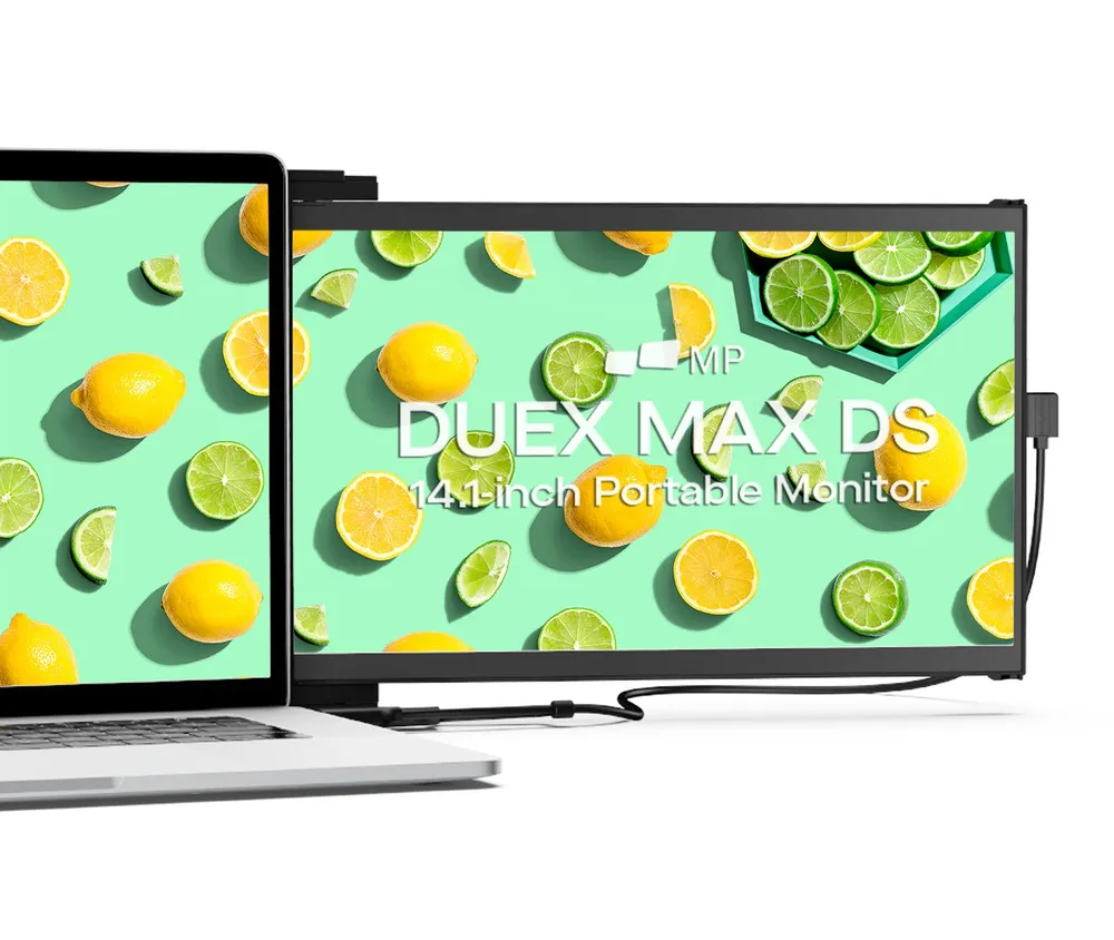 Mobile Pixels Duex Max DS 14,1″ Bildschirmerweiterung, Schwarz, 1920 x 1080 (Full HD)