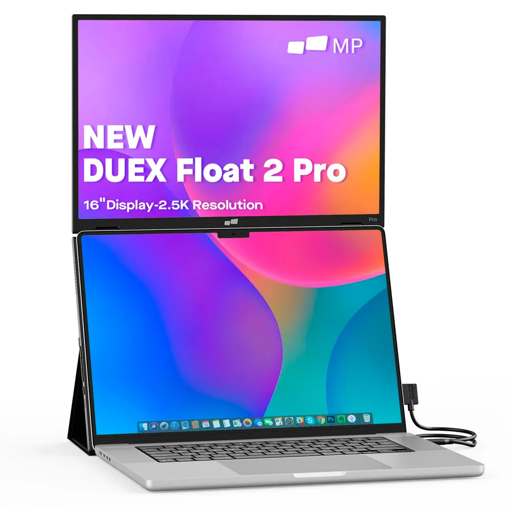 Mobile Pixels Duex Float 2 Pro 16″ Bildschirmerweiterung, Schwarz, 2560 x 1600