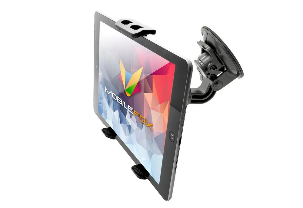 Mobilefox Tablet-Halterung 360° KFZ Saugnapf Tablet Halterung Auto Scheiben Halter für Universal