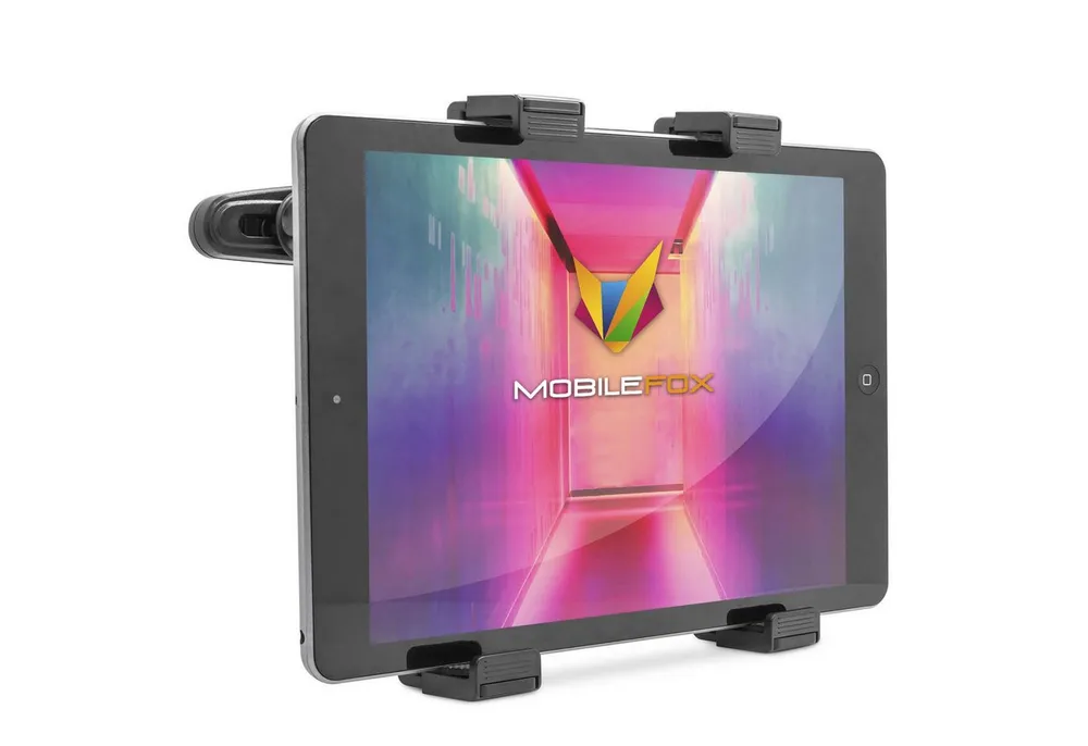 Mobilefox Tablet-Halterung 360° Universal Kopfstützen Halterung Tablet Halter KFZ Holder Auto