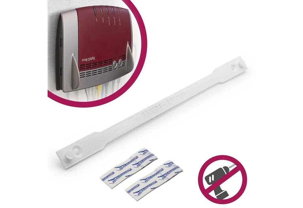 Mobilefox Wandhalterung Router Wandhalterung Halter für Fritzbox Modelle