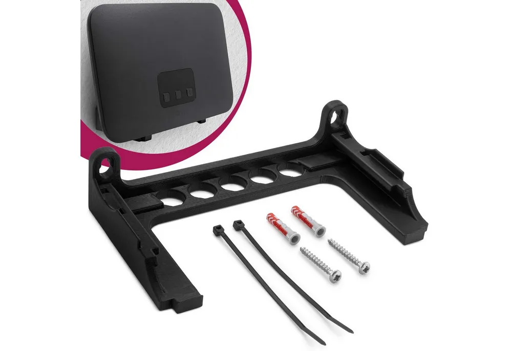 Mobilefox Wandhalterung Wandhalterung passend für Telekom Speedport Smart 4 Router WLAN