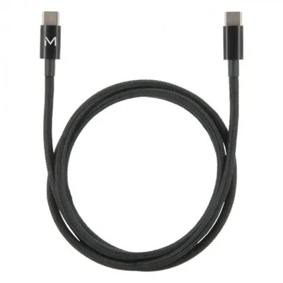 USB-C Kabel MOBILIS 001388 2 m 100W Schnellladung Schwarz