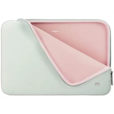 Mobilis Skin Laptophülle Grau/Rosa 14-16"