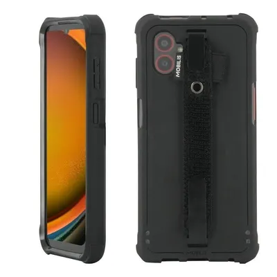 Mobilis Protech Cover harte schwarze Hülle für Samsung Galaxy XCover 7 Pro