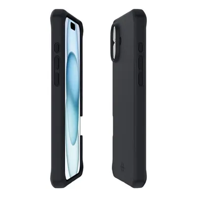 Funda para móvil Mobilis 066074 Cover Polymer Schwarz Antibakteriell für iPhone 16