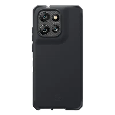 Funda para móvil Mobilis Spectrum_R Polymer Schwarz Antibakteriell Stoßfest für Motorola Edge 50 Neo