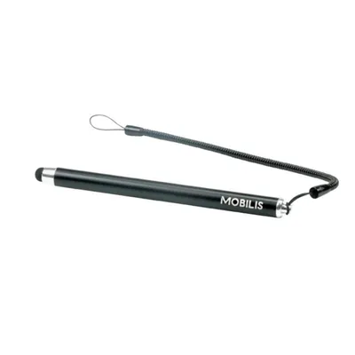 Digitaler Stift Mobilis 001054 Universal Kapazitiv Metall Schwarz Pack 10 Stück