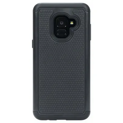 Mobilis – Robuste Bumper-Hülle für Samsung Galaxy A8, Schwarz