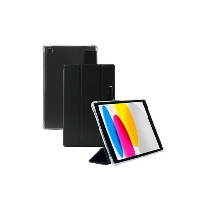 Funda Folio Mobilis Edge für iPad 10.9" 10th gen Schwarz/Transparent