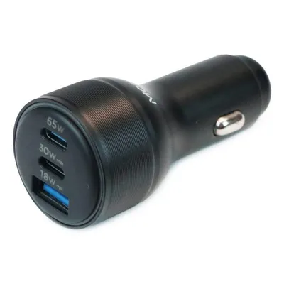 Auto-Ladegerät MOBILIS 020018 95W 2 USB-C + 1 USB-A GaN Schwarz