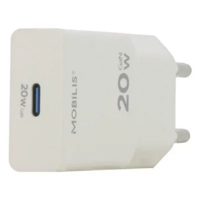 Ladegerät USB-C 20W GaN Mobilis 020025 Universal Weiß