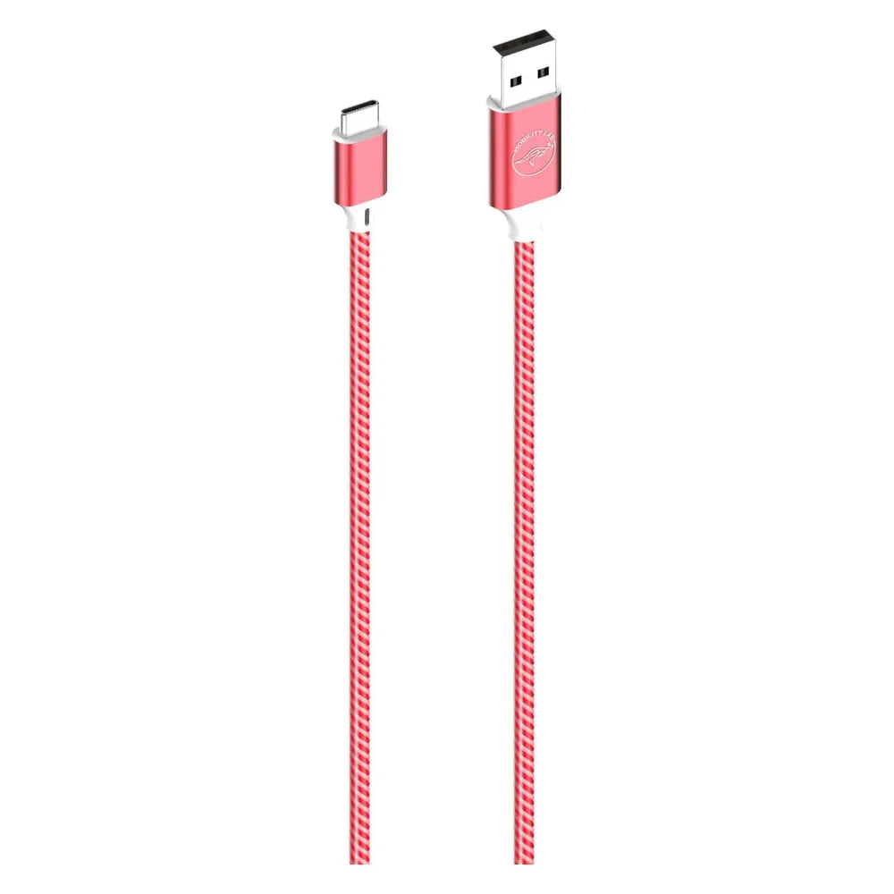 Mobility Lab Cable LED USB 2.0 type A - type C M/M 1m (Rouge)