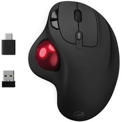 Maus Mobility Lab ML313276 Kabellos RF 1600DPI Schwarz Trackball Ergonomisch