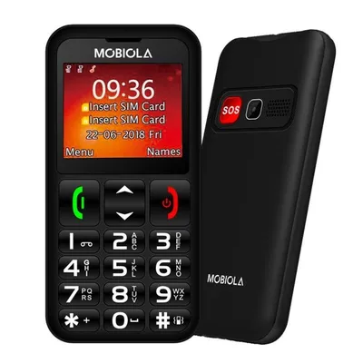 Mobiola MB700 2G 2,2" Dual SIM Bluetooth Radio FM Schwarz
